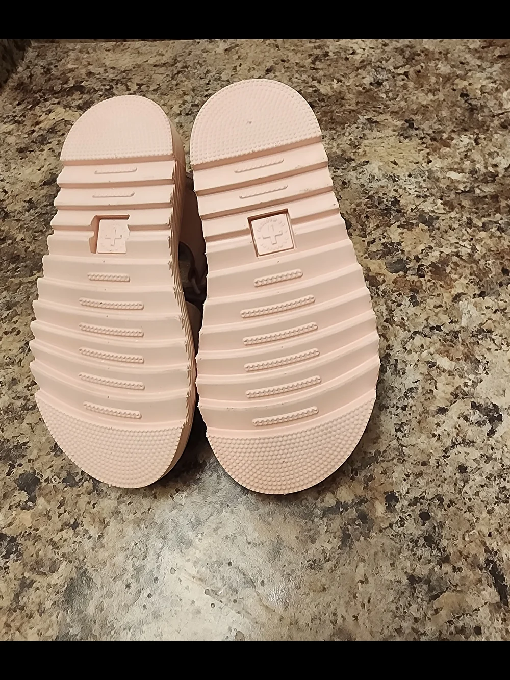 Dr. Martens Kids Pink Heart Sandals Size 12 US / 29 EU